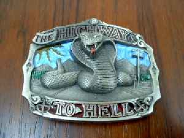 Buckle Gürtelschnalle Kobra