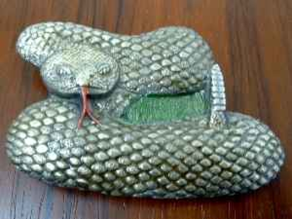 Buckle Tiere Klapperschlange
