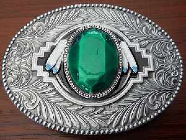 Buckle Gürtelschnalle White Wolf