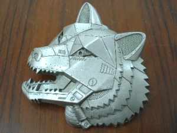 Buckle Gürtelschnalle Wolf