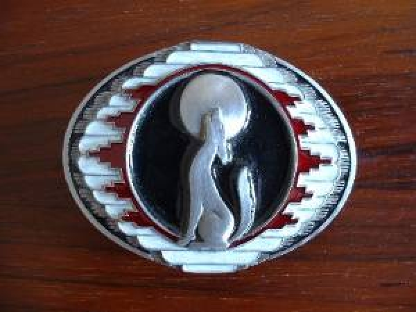 Buckle Gürtelschnalle Wolf