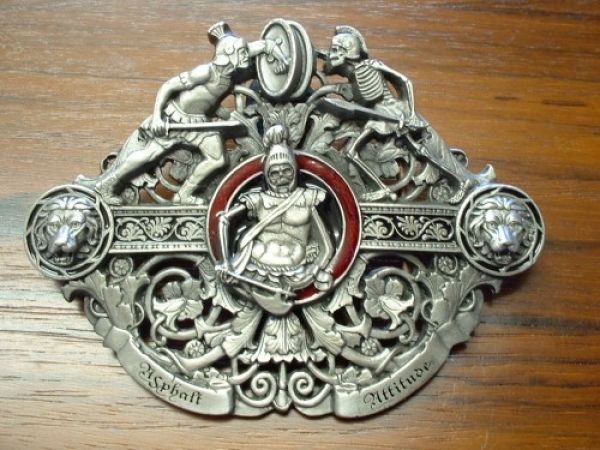 Buckle Gürtelschnalle Totenkopf