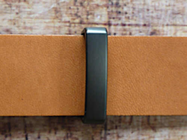 Metallgürtelschlaufe schwarz 30mm