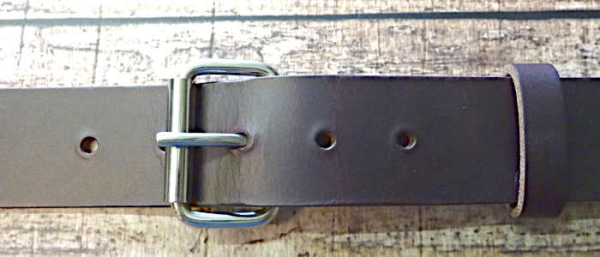 Gürtelschnalle/Schliesse Edelstahl 40mm am Gürtel