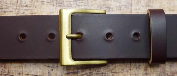 Gürtelschnalle messingfarben 40mm