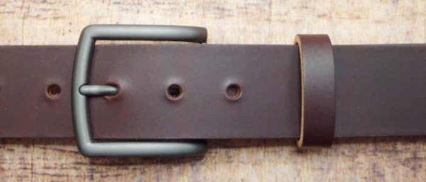 Gürtelschnalle/Schliesse  schwarz 40mm am Gürtel
