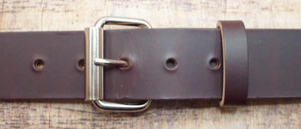 Gürtelschnalle Rollenschnalle silberfarben  40mm am Gürtel