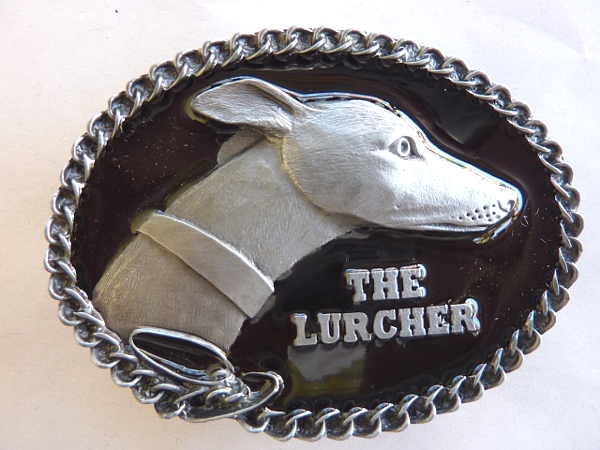 Buckle Gürtelschnalle Hunde The Lurcher