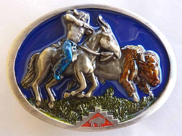 Buckle Gürtelschnalle Indianer
