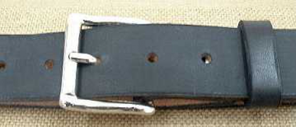 Rindsledergürtel schwarz