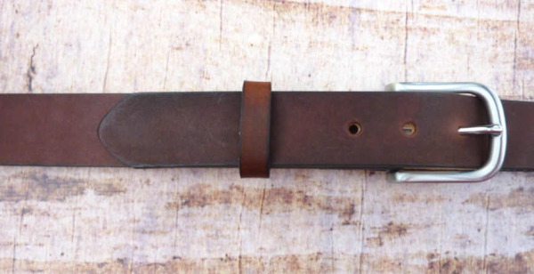 Spezial Rindsledergürtel braun