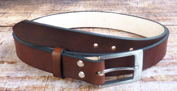 Spezial Rindsledergürtel braun