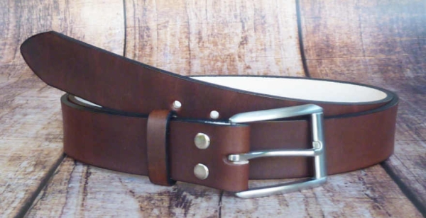 Spezial Rindsledergürtel braun
