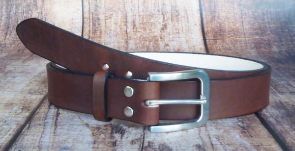 Spezial Rindsledergürtel braun