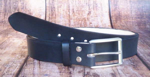 Spezial Rindsledergürtel schwarz