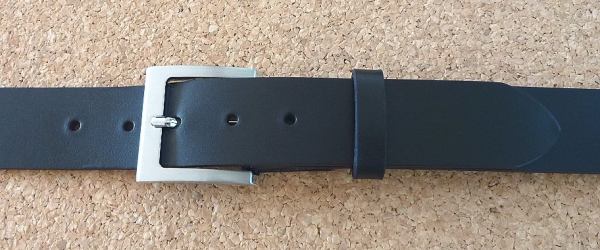 Rindsledergürtel schwarz