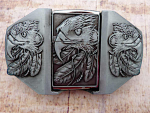 Buckle Gürtelschnalle Adler mit Feuerzeug