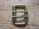 Edelstahl Doppeldorn Rollenschnalle Gürtelschnalle/Schliesse 50mm