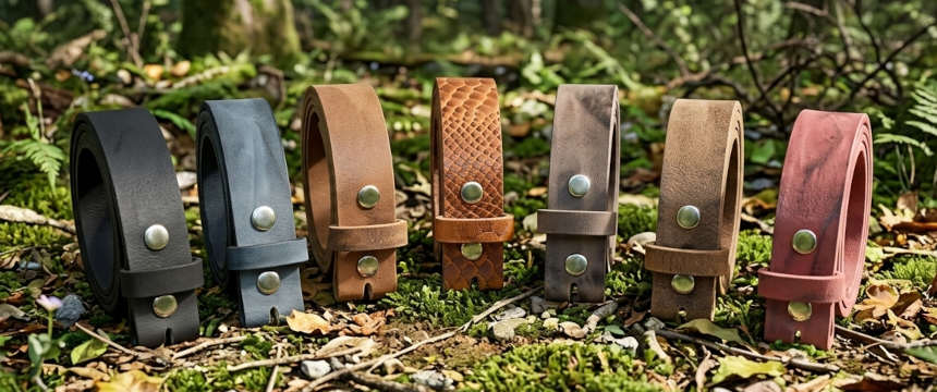 Wechselgürtel aus Büffelleder 33mm 
